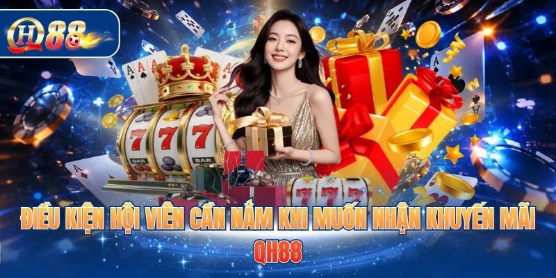 Điều kiện hội viên cần nắm khi muốn nhận khuyến mãi QH88