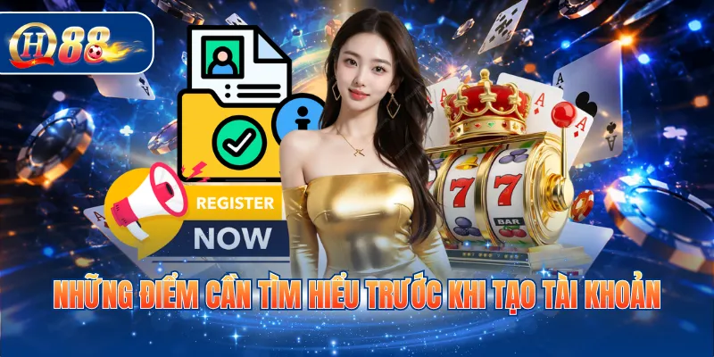 Những điểm cần tìm hiểu trước khi tạo tài khoản
